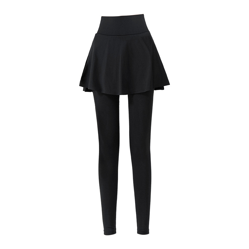 29. Faux two-piece yoga pants